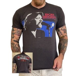 Vintage Bob Seger & the Silver Bullet Band 1986 American Tour T-shirt Large